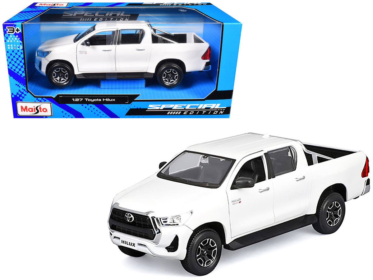 Toyota Hilux Pickup Truck White 'Special Edition' Series 1/27 Diecast Model Car by Maisto