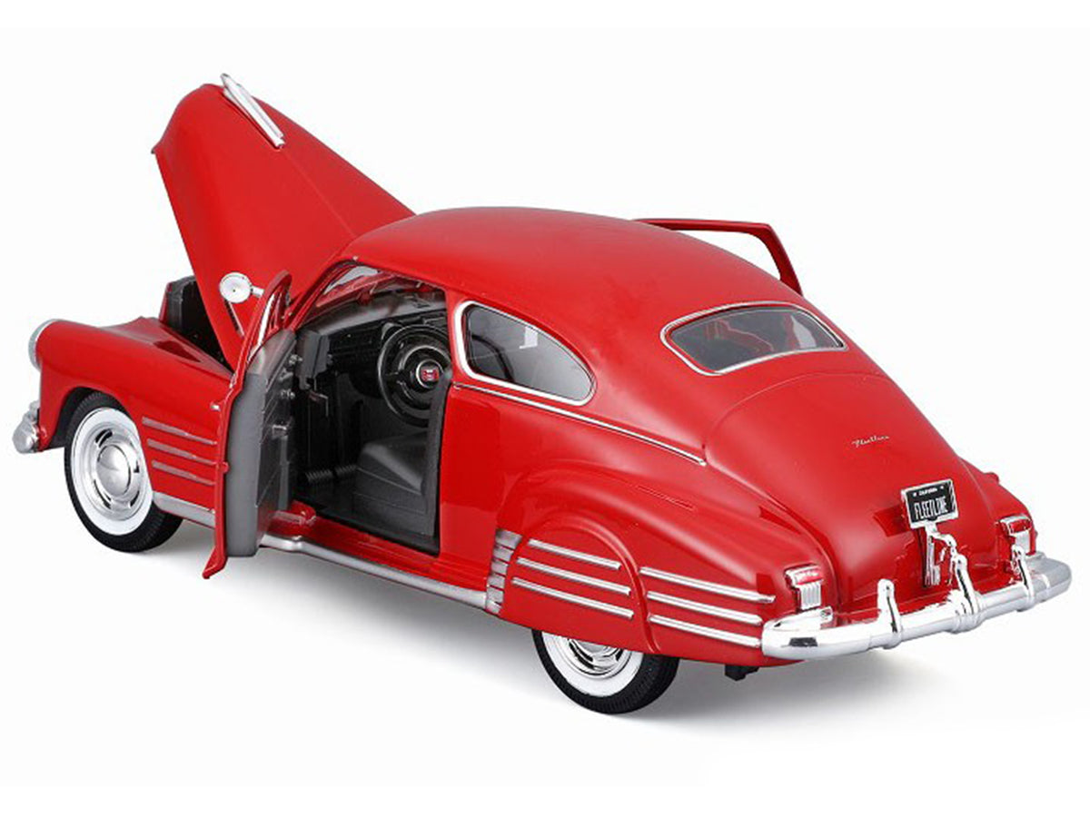 1948 Chevrolet Fleetline Aerosedan Red 'Special Edition' Series 1/25 Diecast Model Car by Maisto