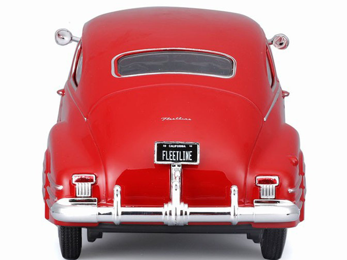 1948 Chevrolet Fleetline Aerosedan Red 'Special Edition' Series 1/25 Diecast Model Car by Maisto