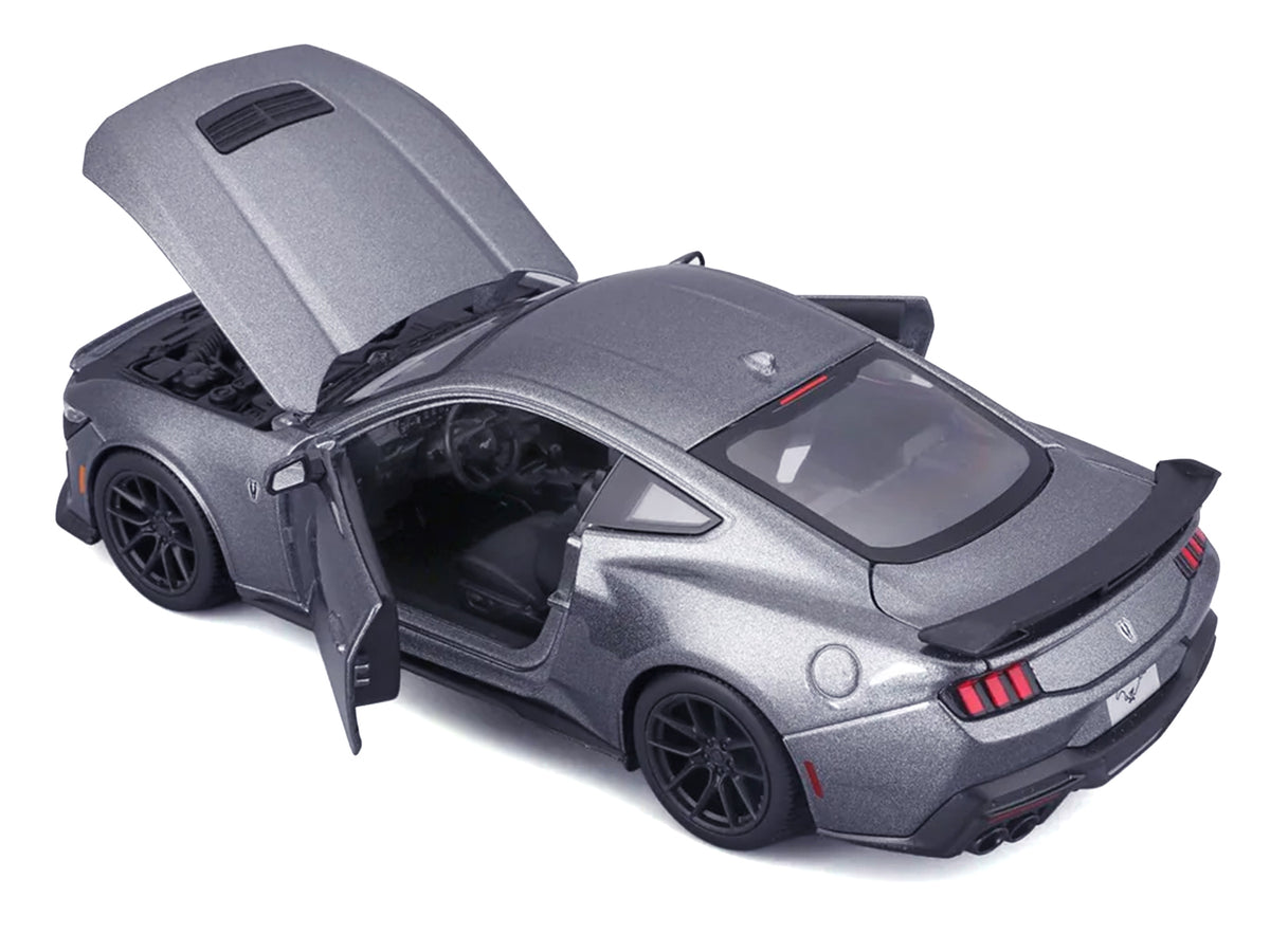 2024 Ford Mustang Dark Horse Dark Gray Metallic 'Special Edition' Series 1/24 Diecast Model Car by Maisto