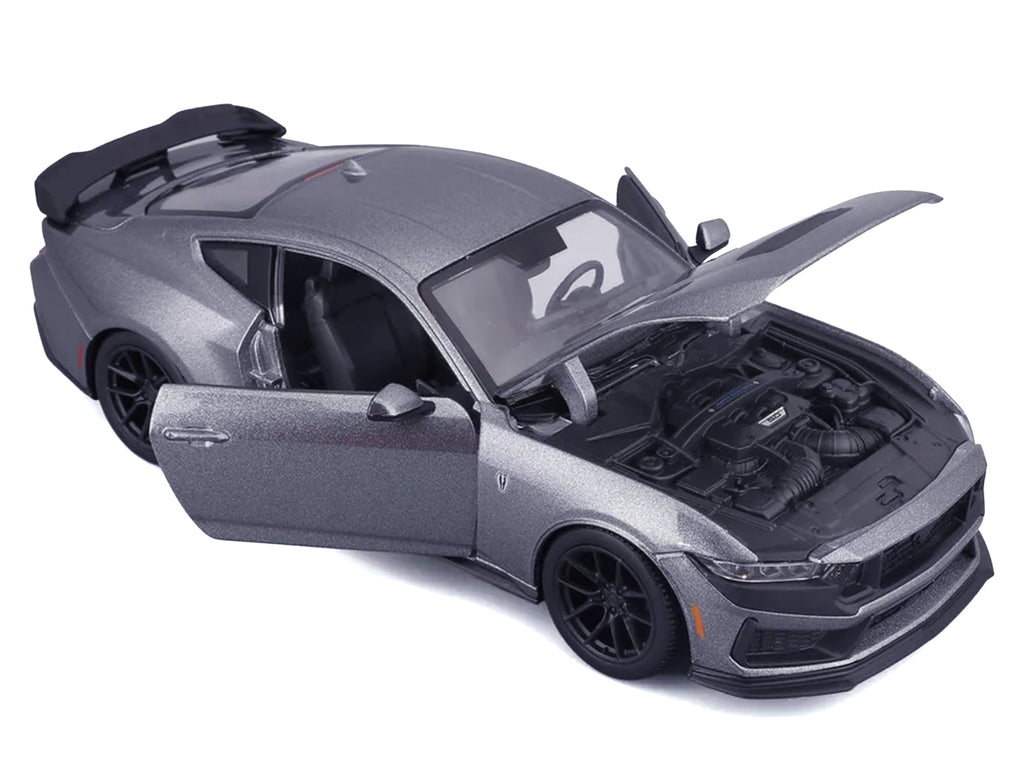 2024 Ford Mustang Dark Horse Dark Gray Metallic 'Special Edition' Series 1/24 Diecast Model Car by Maisto