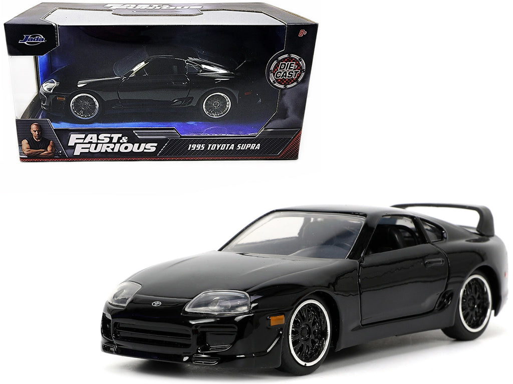 1995 Toyota Supra Black 'Fast & Furious' Movie 1/32 Diecast Model Car by Jada
