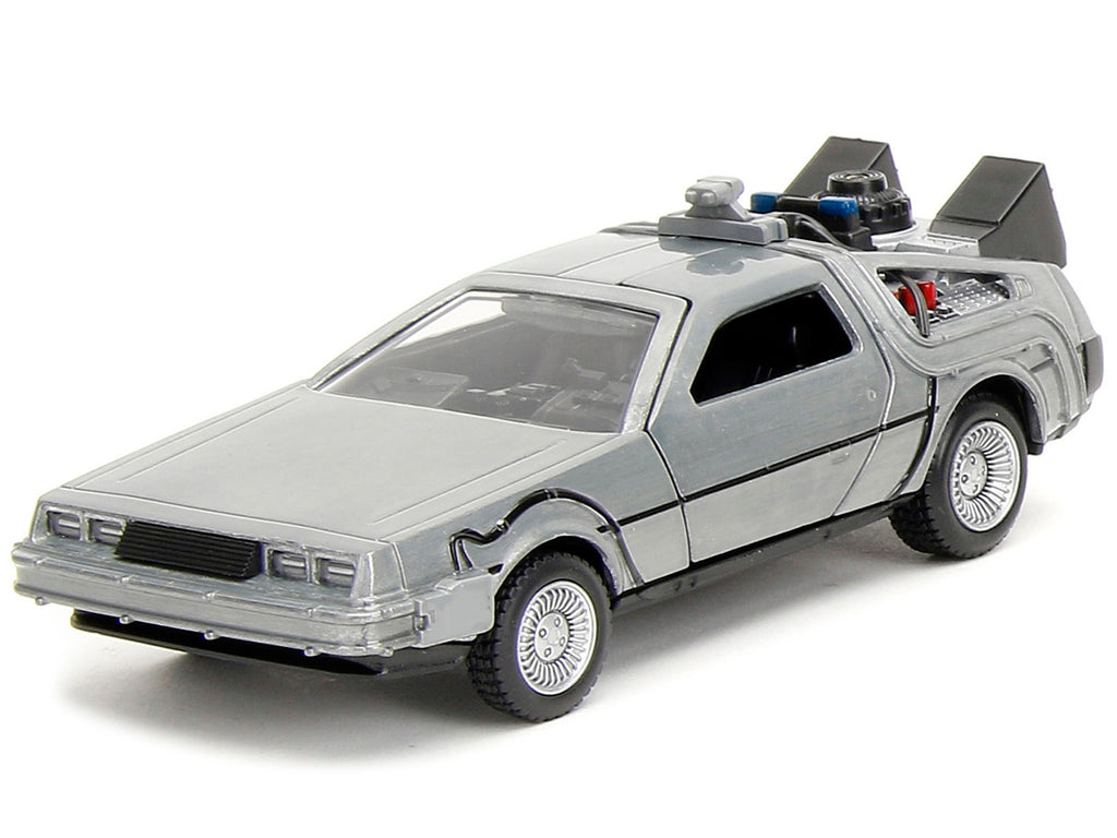 'Back to the Future' Delorean Set of 3 pieces 'Hollywood Rides' Series 1/32 Diecast Model Car by Jada