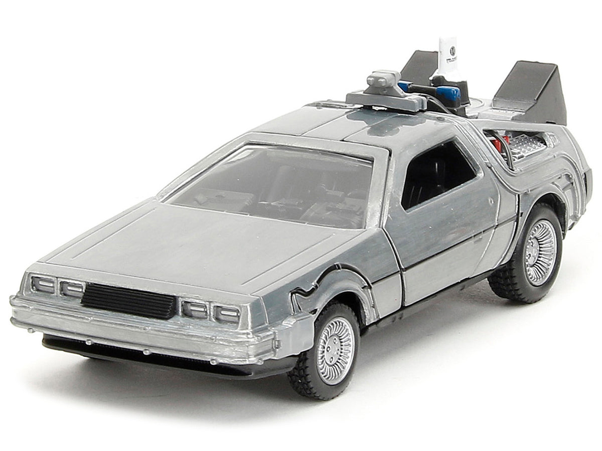'Back to the Future' Delorean Set of 3 pieces 'Hollywood Rides' Series 1/32 Diecast Model Car by Jada