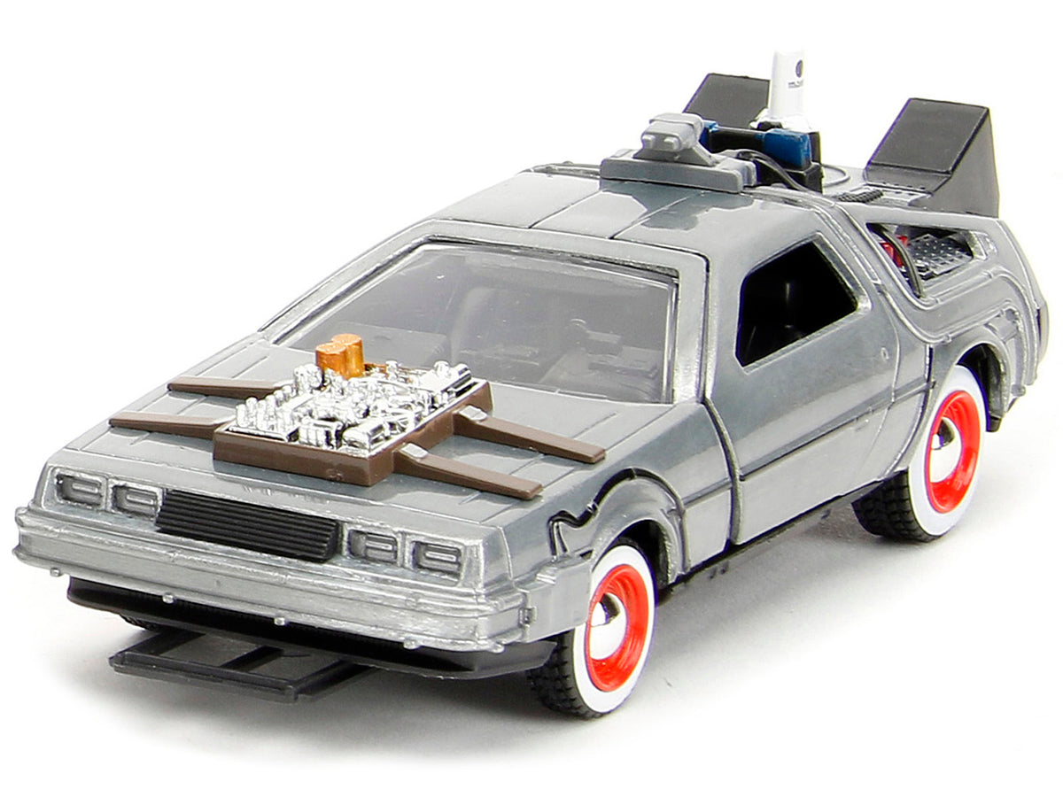 'Back to the Future' Delorean Set of 3 pieces 'Hollywood Rides' Series 1/32 Diecast Model Car by Jada