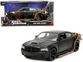 2006 Dodge Charger Matt Black with Outer Cage 'Fast & Furious' Movie 1/24 Diecast Model Car by Jada