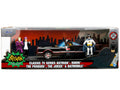 1966 Classic Batmobile with Diecast Batman The Joker The Penguin and Plastic Robin Sitting Inside The Car 'Batman' TV Series (1966) 'Hollywood Rides' Series 1/24 Diecast Model Car by Jada