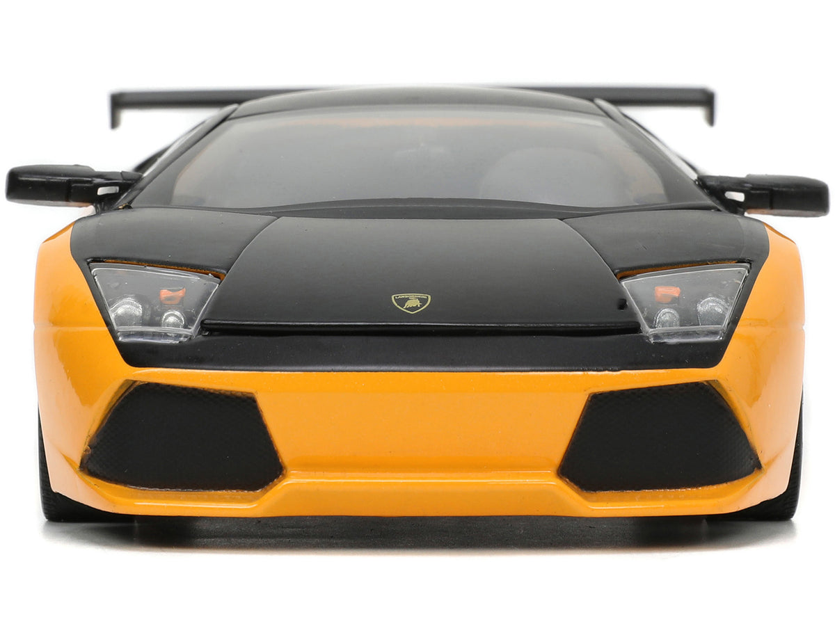 Lamborghini Murcielago LP 640 Yellow Metallic and Matt Black 'Hyper-Spec' Series 1/24 Diecast Model Car by Jada