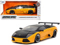Lamborghini Murcielago LP 640 Yellow Metallic and Matt Black 'Hyper-Spec' Series 1/24 Diecast Model Car by Jada