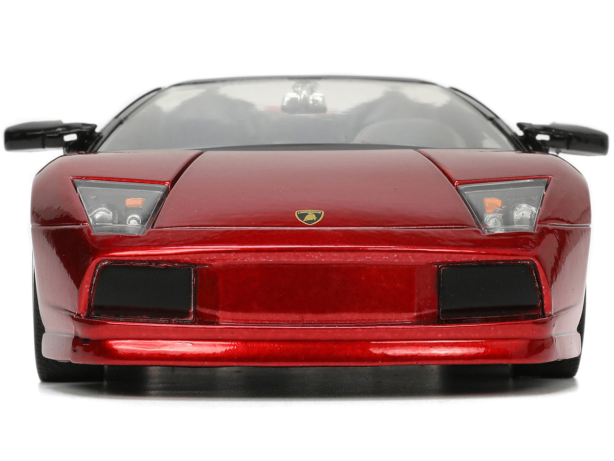Lamborghini Murcielago Roadster Red Metallic 'Hyper-Spec' Series 1/24 Diecast Model Car by Jada