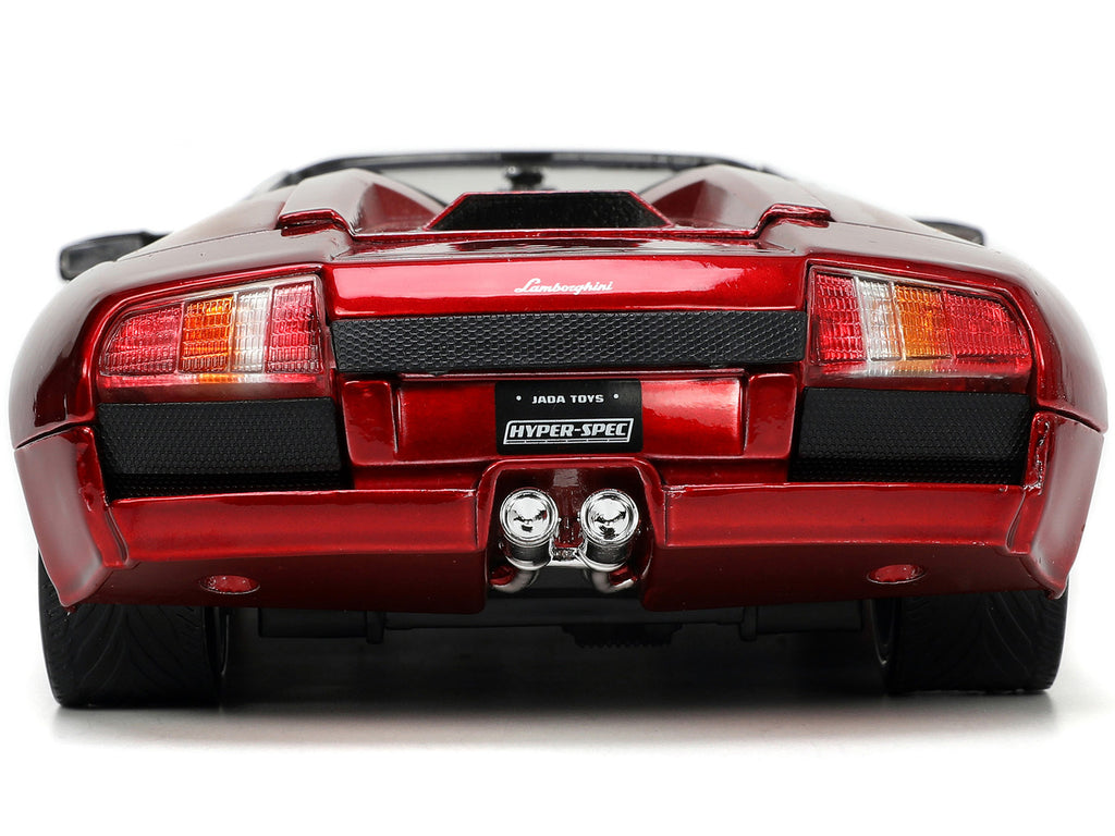 Lamborghini Murcielago Roadster Red Metallic 'Hyper-Spec' Series 1/24 Diecast Model Car by Jada
