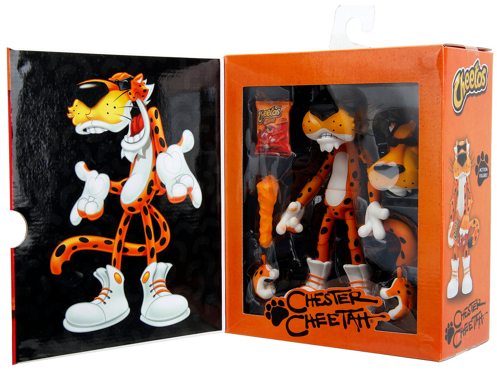 Chester Cheetah 5.5' Figure with Accessories and Alternate Head and Hands 'Cheetos Crunchy' model by Jada