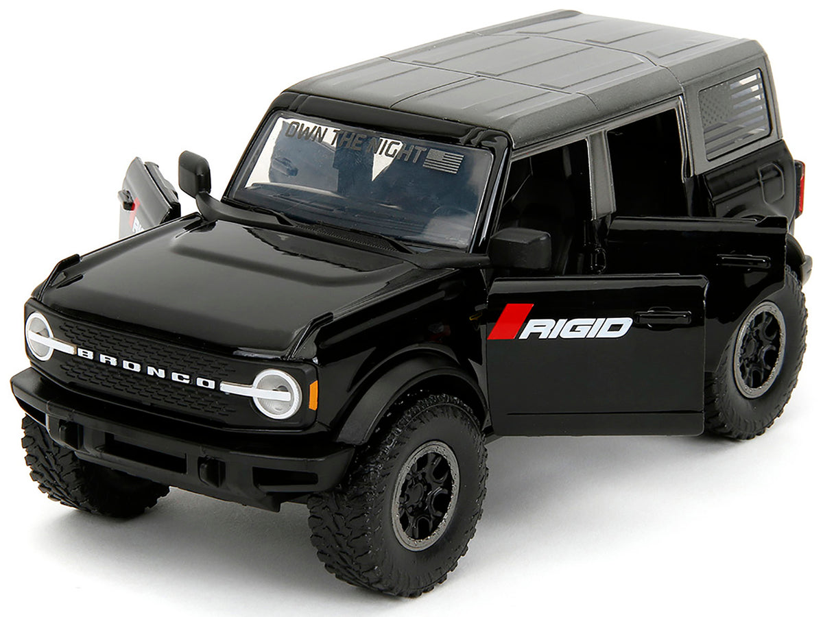 2021 Ford Bronco Badlands Black 'Rigid' with Extra Wheels 'Just Trucks' Series 1/24 Diecast Model Car by Jada