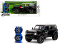 2021 Ford Bronco Badlands Black 'Rigid' with Extra Wheels 'Just Trucks' Series 1/24 Diecast Model Car by Jada