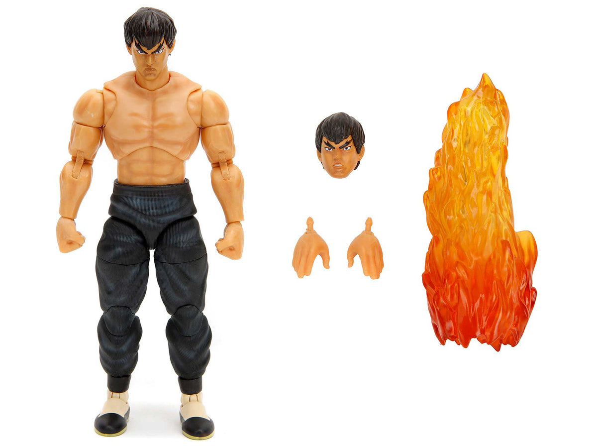 Fei Long 6' Moveable Figure with Accessories and Alternate Head and Hands 'Ultra Street Fighter II: The Final Challengers' (2017) Video Game model by Jada