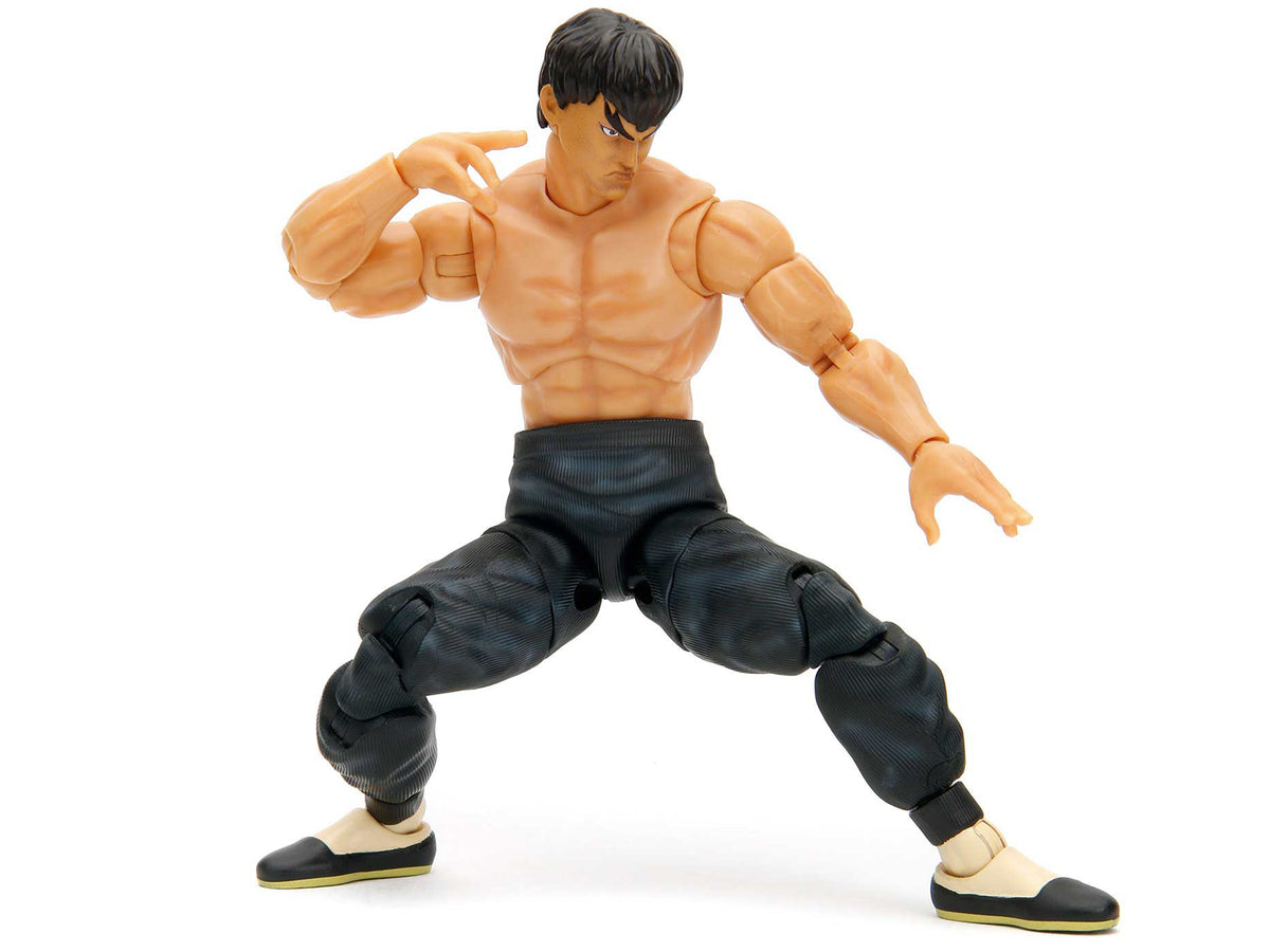 Fei Long 6' Moveable Figure with Accessories and Alternate Head and Hands 'Ultra Street Fighter II: The Final Challengers' (2017) Video Game model by Jada