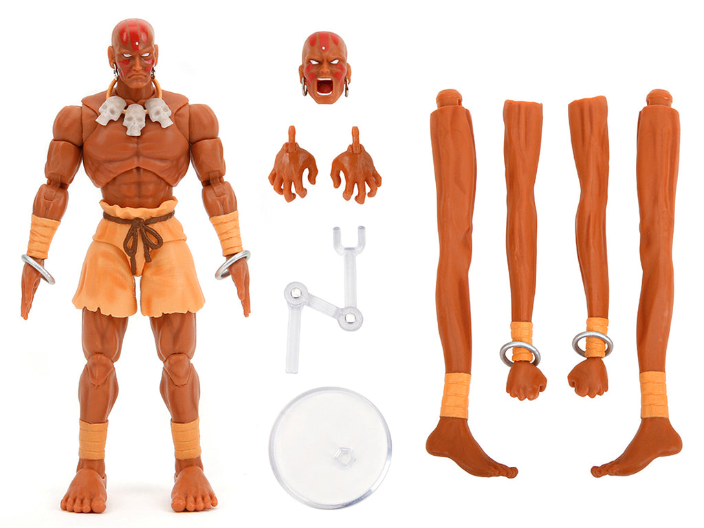Dhalsim 6' Moveable Figure with Alternate Head and Limbs 'Ultra Street Fighter II: The Final Challengers' (2017) Video Game Model by Jada