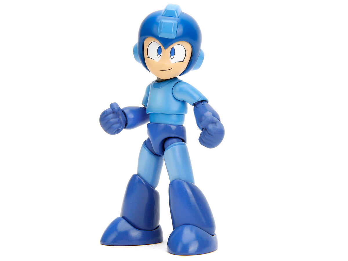 Mega Man 4.5' Moveable Figure with Accessories and Alternate Head and Hands 'Mega Man' (1987) Video Game model by Jada