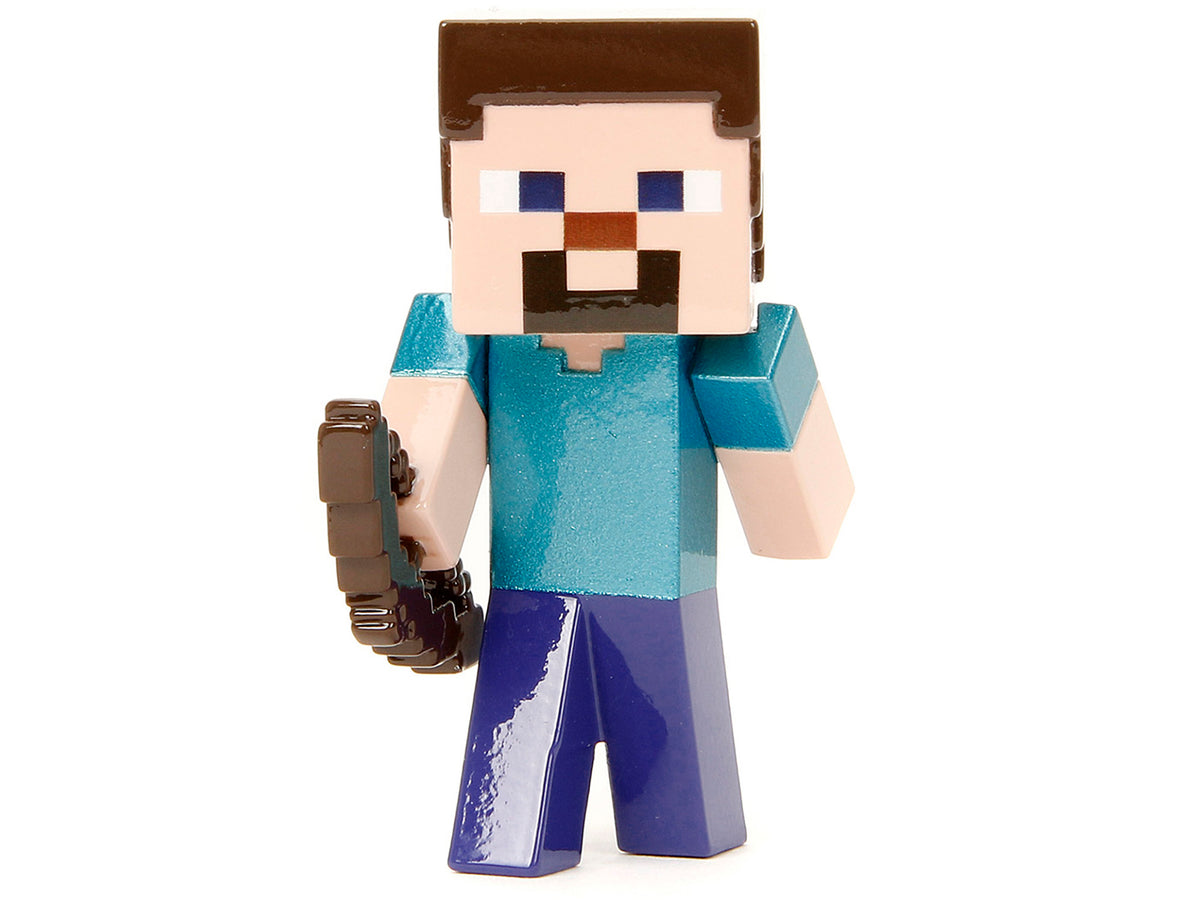 Set of 4 Diecast Figures 'Minecraft' Video Game 'Metalfigs' Series Diecast Models by Jada