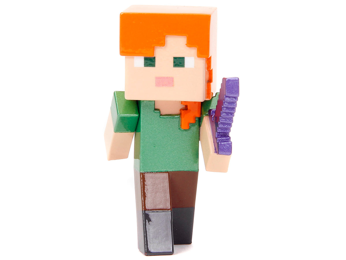 Set of 4 Diecast Figures 'Minecraft' Video Game 'Metalfigs' Series Diecast Models by Jada