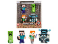 Set of 4 Diecast Figures 'Minecraft' Video Game 'Metalfigs' Series Diecast Models by Jada