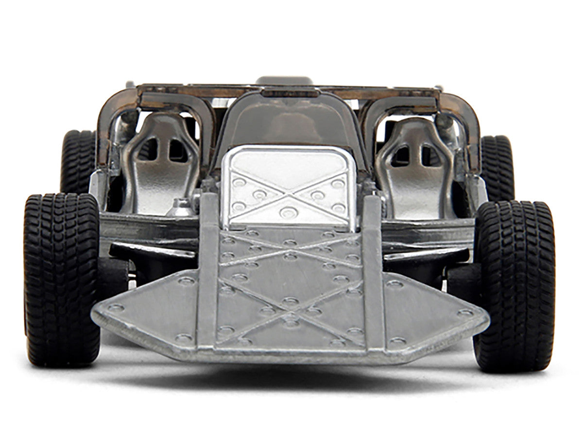 Flip Car Raw Metal 'Fast & Furious 6' (2013) Movie '25 Years of Fast & Furious' Series 1/32 Diecast Model Car by Jada
