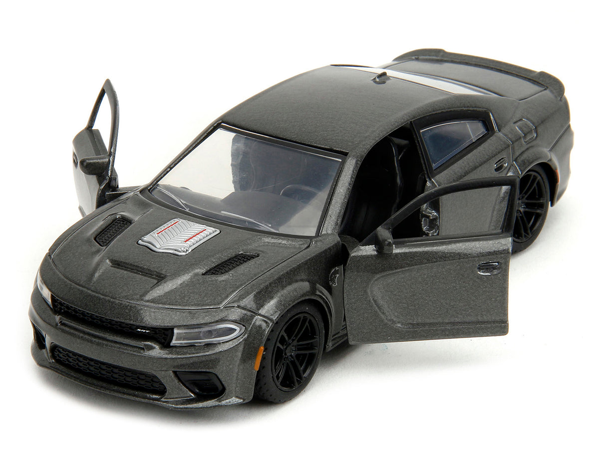 2021 Dodge Charger SRT Hellcat Gray Metallic 'Fast X' (2023) Movie 'Fast & Furious' Series 1/32 Diecast Model Car by Jada