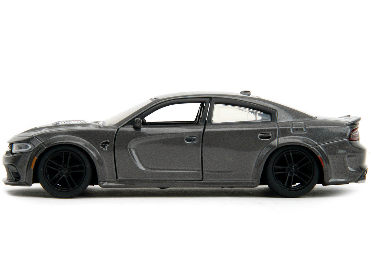 2021 Dodge Charger SRT Hellcat Gray Metallic 'Fast X' (2023) Movie 'Fast & Furious' Series 1/32 Diecast Model Car by Jada