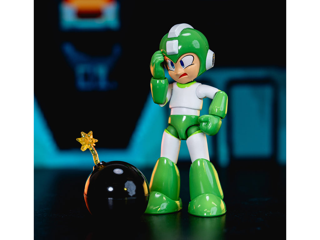 Hyper Bomb 4.5' Moveable Figure with Accessories and Alternate Head and Hands 'Mega Man' (1987) Video Game Model by Jada