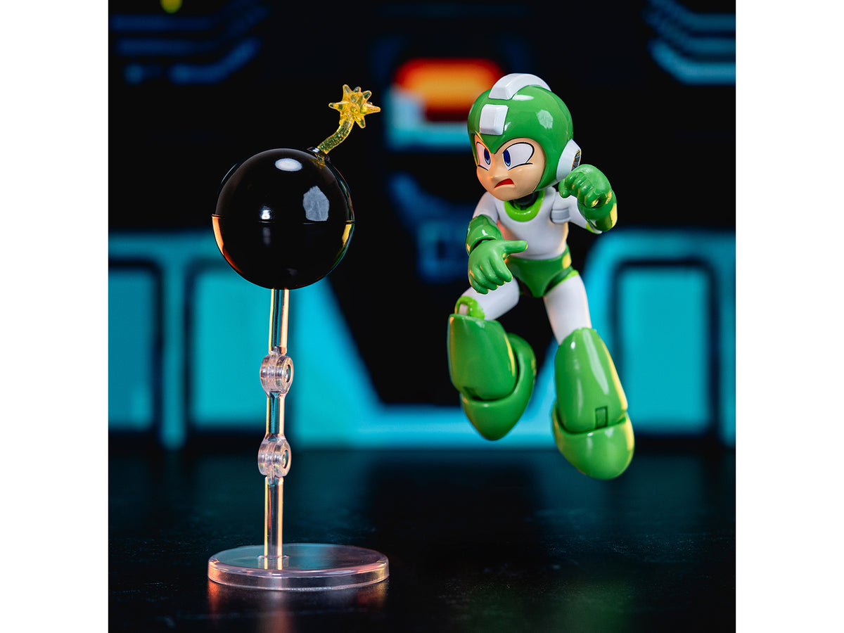 Hyper Bomb 4.5' Moveable Figure with Accessories and Alternate Head and Hands 'Mega Man' (1987) Video Game Model by Jada