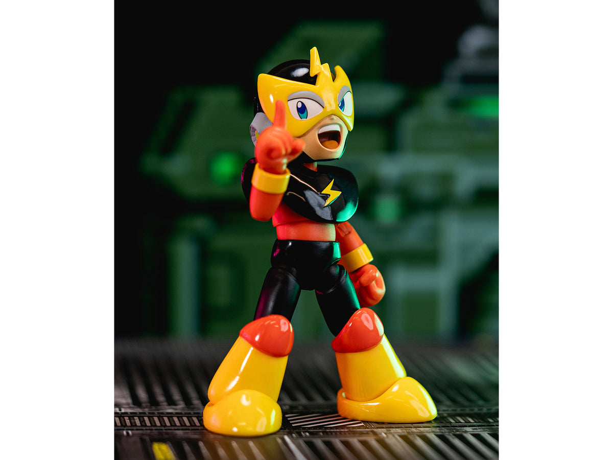 Elec Man 4.5' Moveable Figure with Accessories and Alternate Head and Hands 'Mega Man' (1987) Video Game Model by Jada