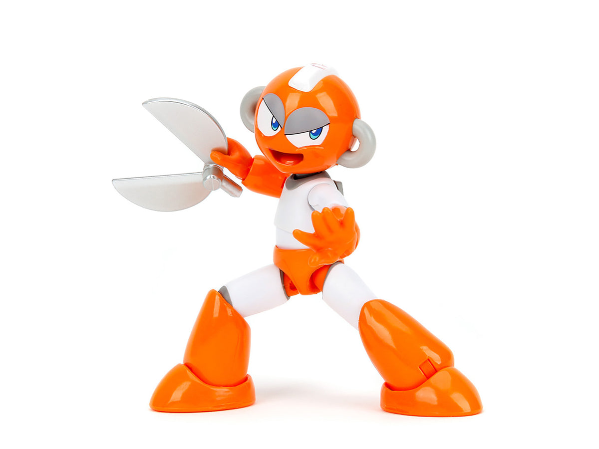 Cut Man 4.5' Moveable Figure with Accessories and Alternate Head and Hands 'Mega Man' (1987) Video Game Model by Jada