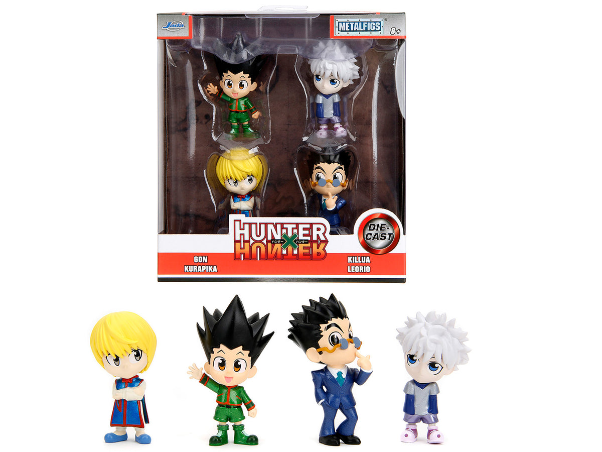 Set of 4 Diecast Figures 'Hunter × Hunter' (2011-2014) TV Series 'Metalfigs' Series Diecast Models by Jada
