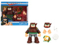 Wood Man 5' Moveable Figure (Deluxe Version) with Accessories and Alternate Head and Hands 'Mega Man' (1987) Video Game Model by Jada