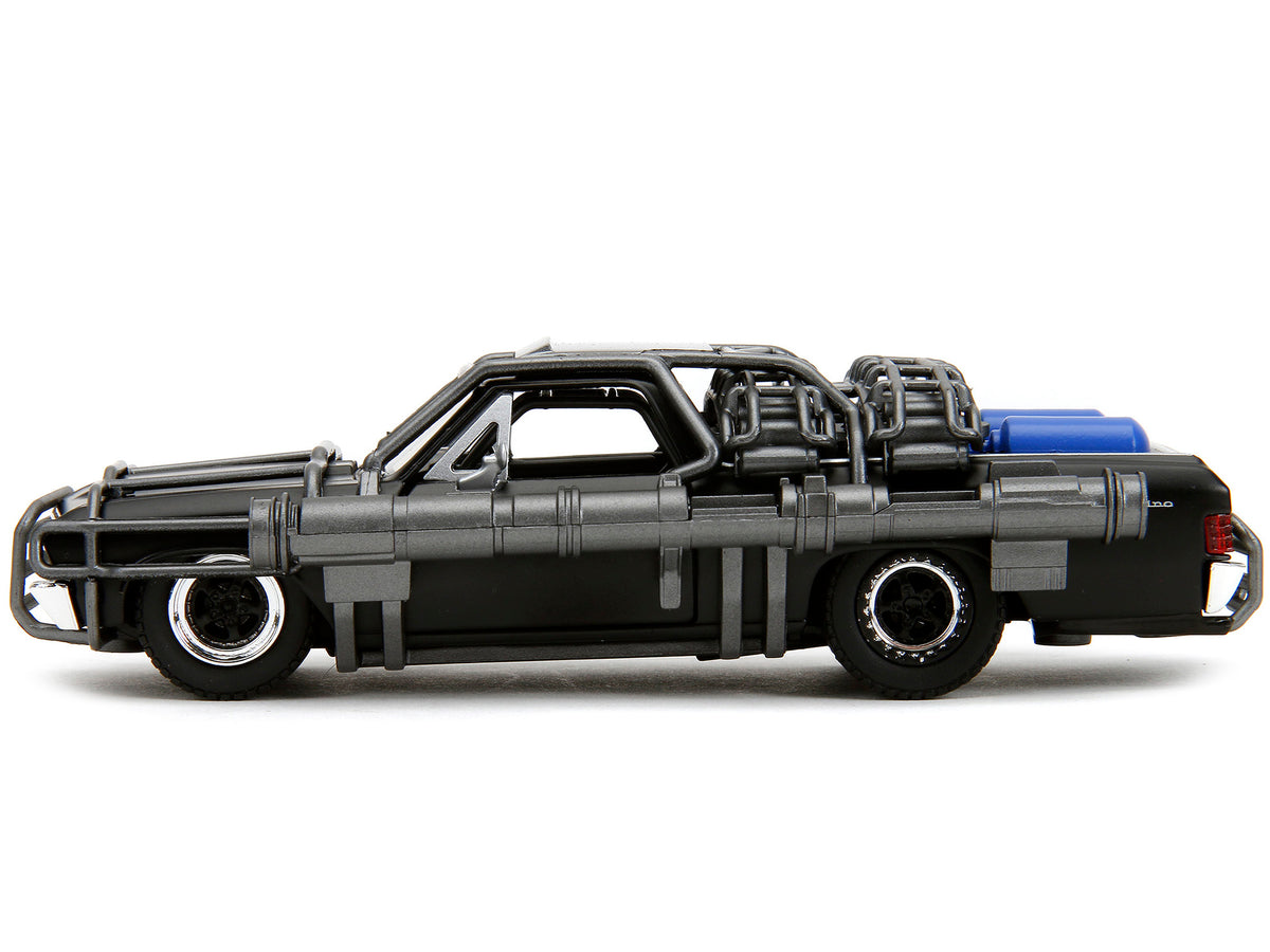 1967 Chevrolet El Camino with Cannons Matt Black 'Fast X' (2023) Movie 'Fast & Furious' Series 1/32 Diecast Model Car by Jada