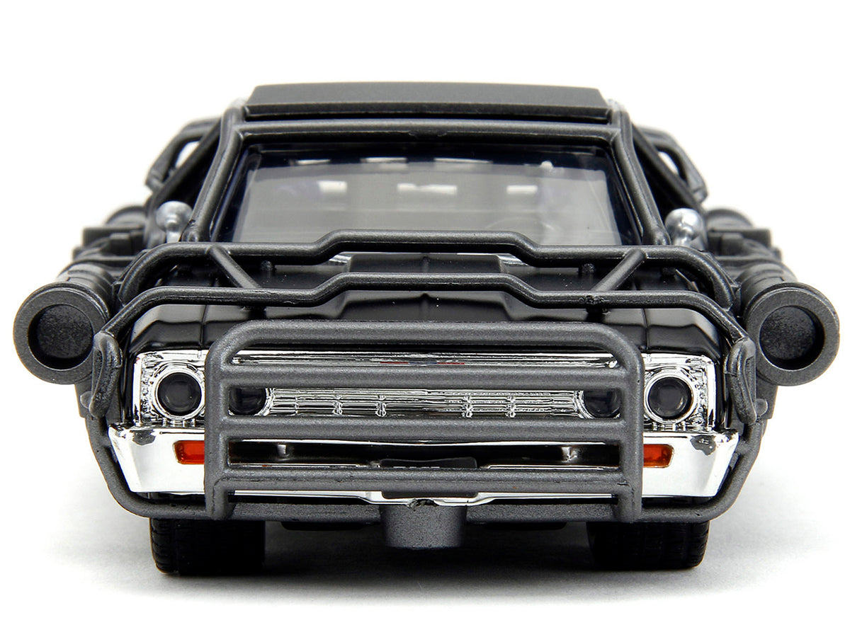 1967 Chevrolet El Camino with Cannons Matt Black 'Fast X' (2023) Movie 'Fast & Furious' Series 1/32 Diecast Model Car by Jada
