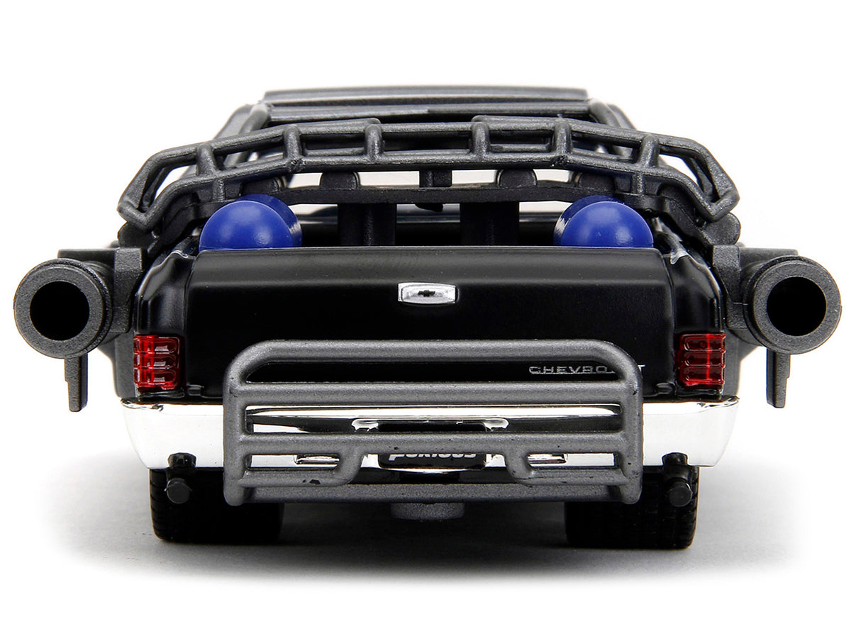 1967 Chevrolet El Camino with Cannons Matt Black 'Fast X' (2023) Movie 'Fast & Furious' Series 1/32 Diecast Model Car by Jada