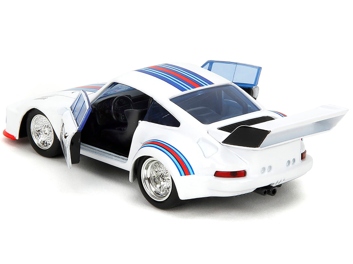 Porsche 935 Turbo #4 'Jazz' White with Blue and Red Stripes 'Transformers' 'Hollywood Rides' Series 1/32 Diecast Model Car by Jada