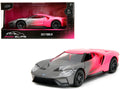 2017 Ford GT Gray Metallic and Pink Gradient 'Pink Slips' Series 1/32 Diecast Model Car by Jada