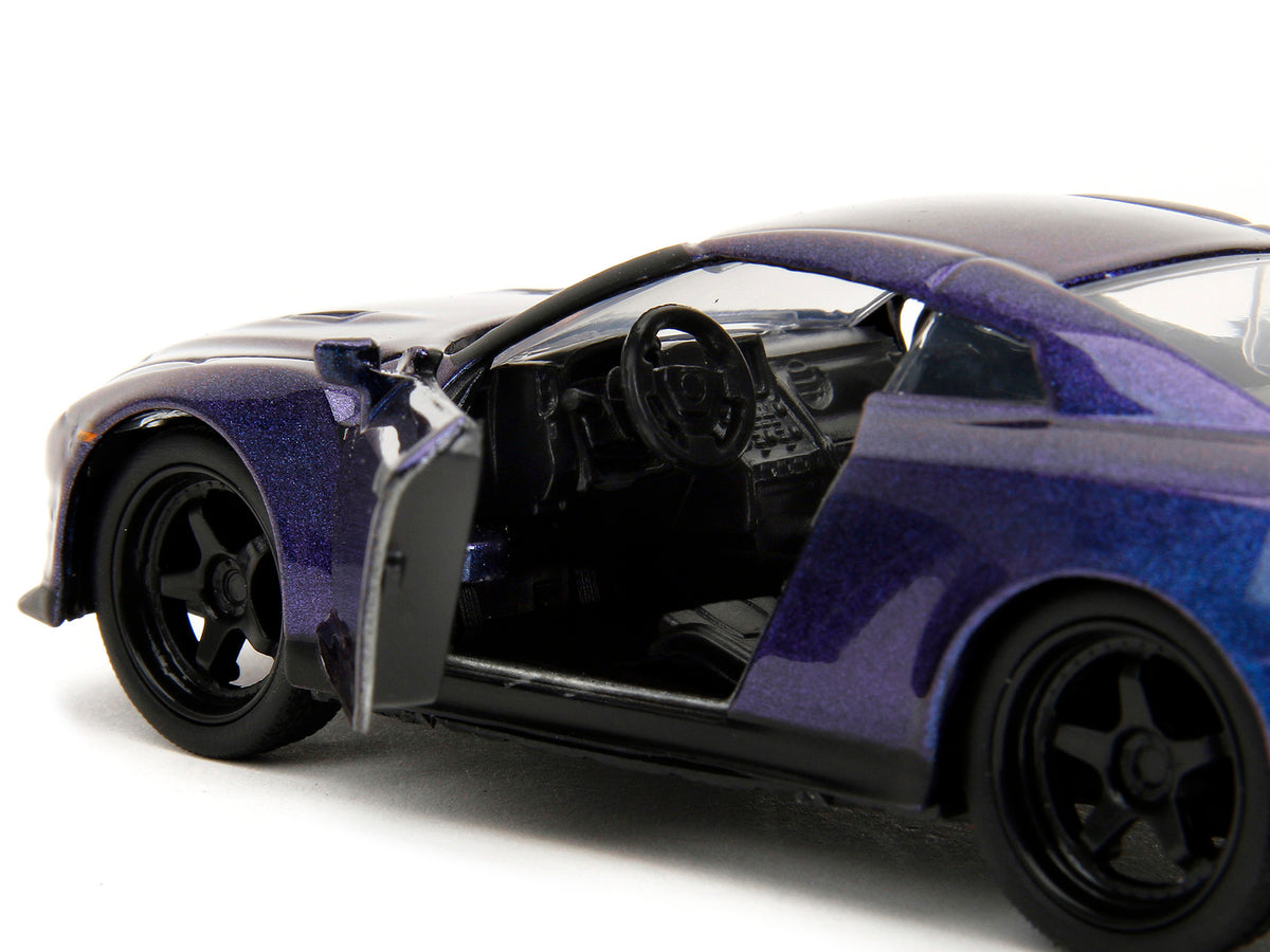 2009 Nissan GT-R (R35) Purple Metallic 'Pink Slips' Series 1/32 Diecast Model Car by Jada