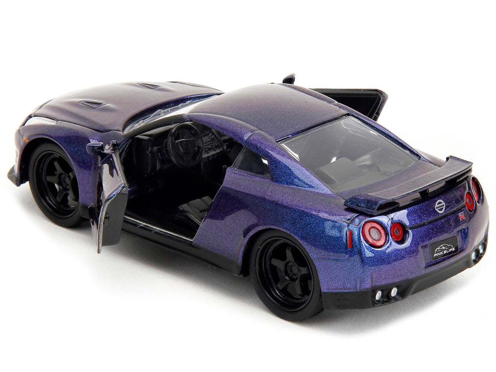 2009 Nissan GT-R (R35) Purple Metallic 'Pink Slips' Series 1/32 Diecast Model Car by Jada