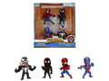 Set of 4 Diecast Figures 'Spider-Man' Wave 4 'Metalfigs' Series Diecast Models by Jada