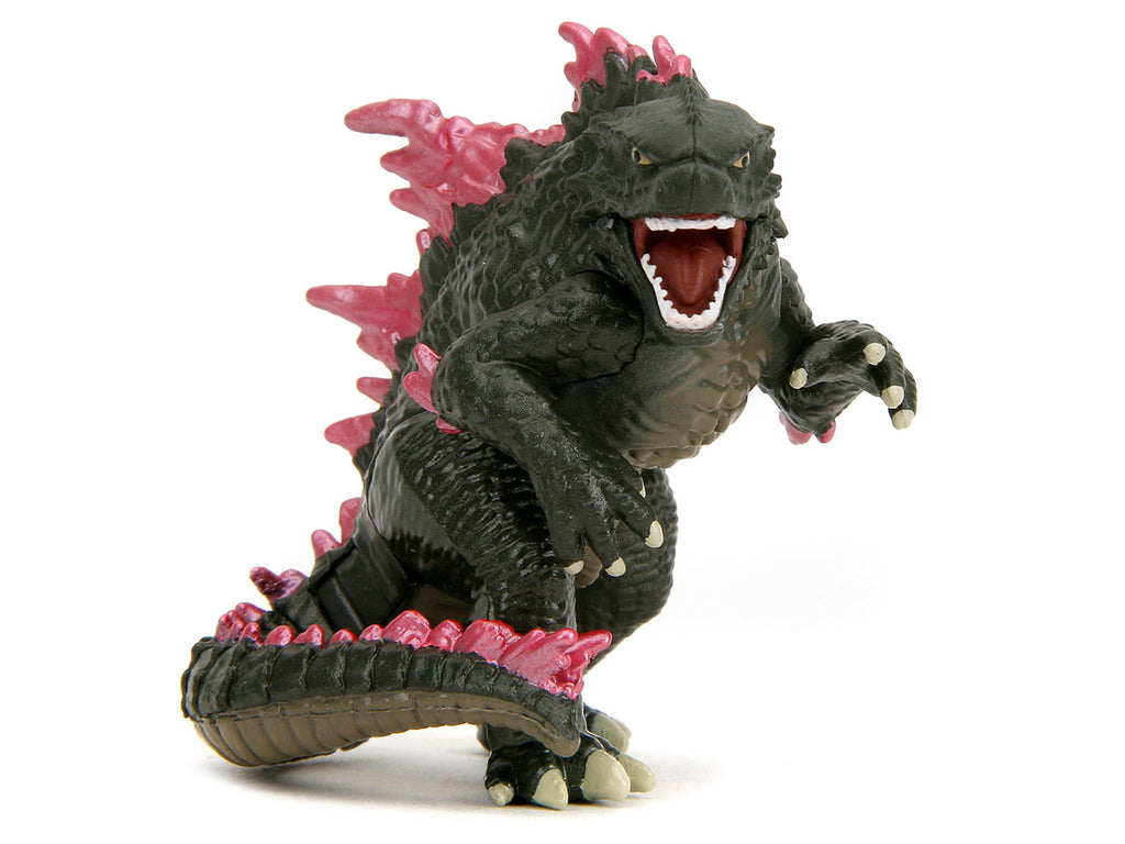 Set of 4 Diecast Figures 'Godzilla x Kong: The New Empire' (2024) Movie 'Metalfigs' Series Diecast Models by Jada