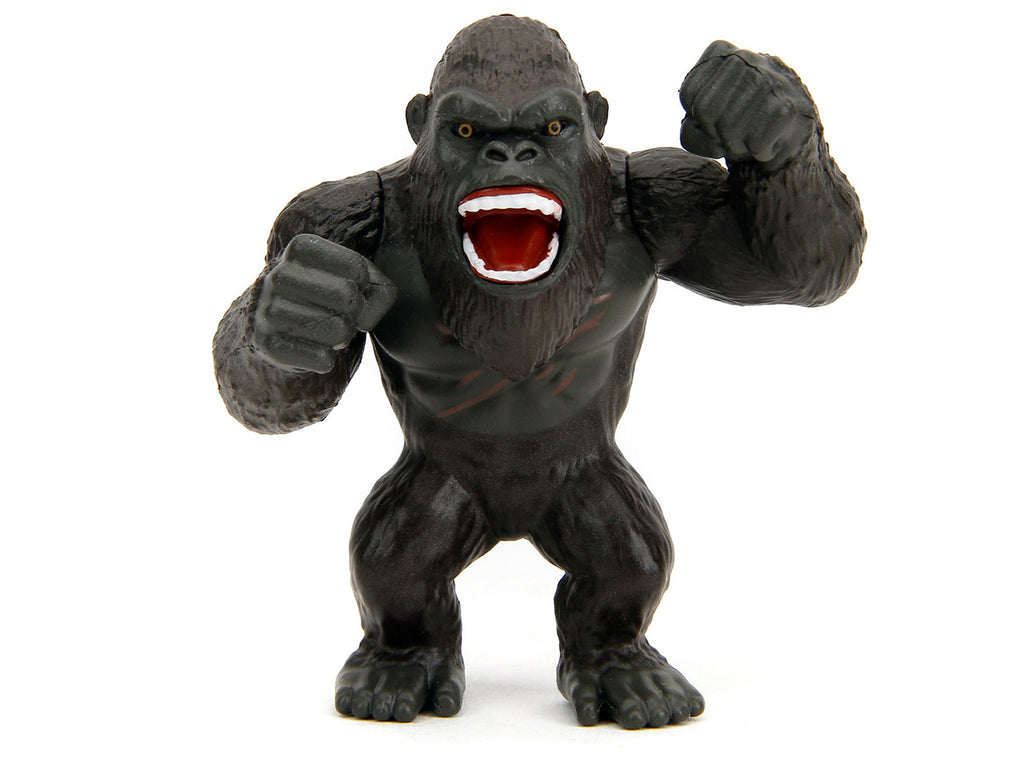 Set of 4 Diecast Figures 'Godzilla x Kong: The New Empire' (2024) Movie 'Metalfigs' Series Diecast Models by Jada