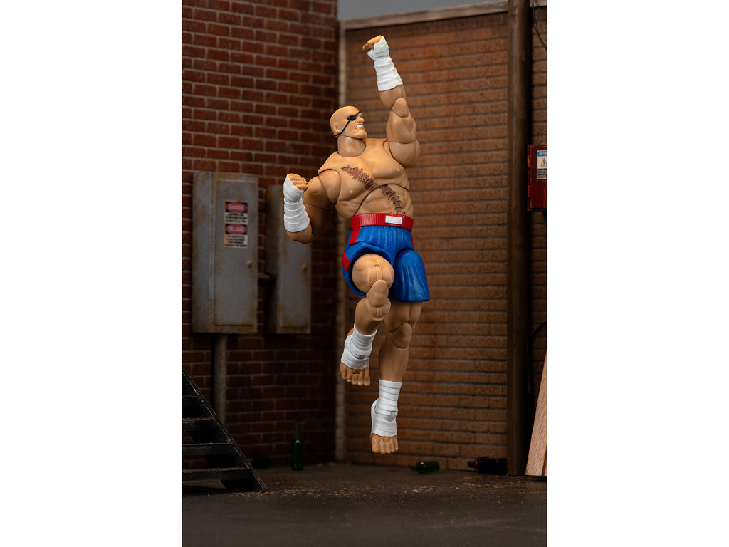 Sagat 7.5' Moveable Figure with Accessories and Alternate Head and Hands 'Ultra Street Fighter II: The Final Challengers' (2017) Video Game Model by Jada