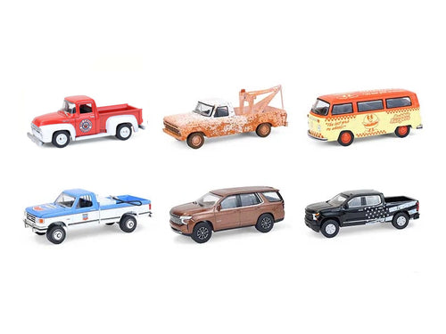 'Blue Collar Collection' Series 14 Set of 6 pieces 1/64 Diecast Model Cars by Greenlight