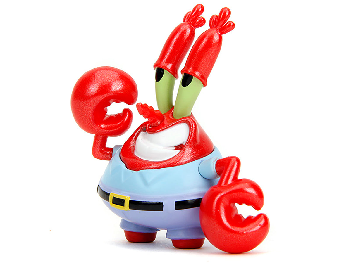 Set of 4 Diecast Figures 'SpongeBob SquarePants' (1999-Current) TV Series 'Metalfigs' Series Diecast Models by Jada