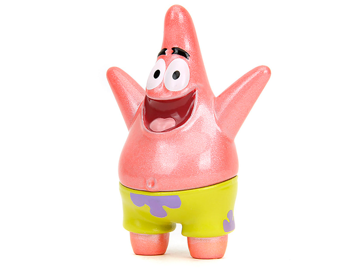 Set of 4 Diecast Figures 'SpongeBob SquarePants' (1999-Current) TV Series 'Metalfigs' Series Diecast Models by Jada