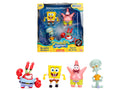 Set of 4 Diecast Figures 'SpongeBob SquarePants' (1999-Current) TV Series 'Metalfigs' Series Diecast Models by Jada