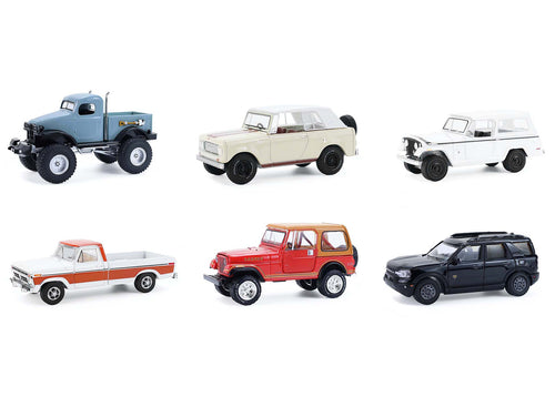 'All Terrain' Series 17 Set of 6 pieces 1/64 Diecast Model Cars by Greenlight